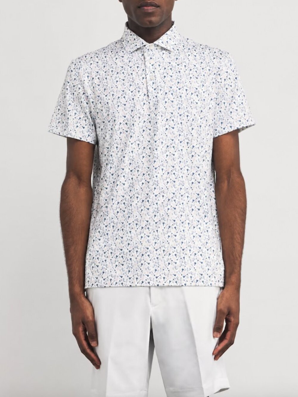 RLX Ralph Lauren Airflow Polo Shirt Fun Print Size Medium